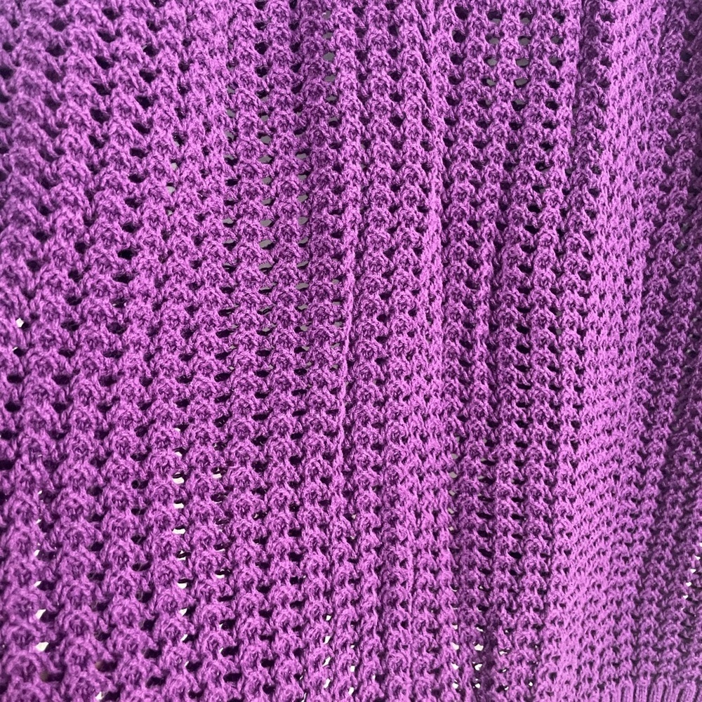 a.n.a Women's Rich Purple Crew Neck Sweater in size XL - Picture 3 of 6